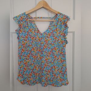 LOFT floral top (NEW)